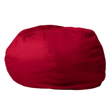 Flash Furniture DG-BEAN-LARGE-SOLID-RED-GG Bean Bag Chair Oversized Removable Slip Cover