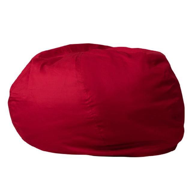 Flash Furniture DG-BEAN-LARGE-SOLID-RED-GG Bean Bag Chair Oversized Removable Slip Cover