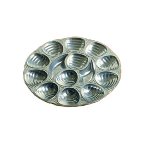 Bon Chef 5022CARM Oyster Dish 11-1/4" 12-hole