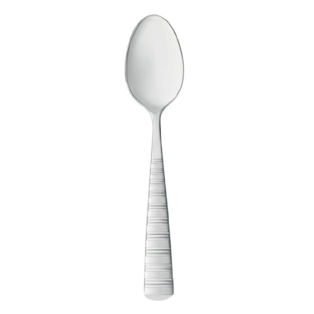 Libbey 938 007 Demitasse Spoon 4-3/8" Thick Handles With Banded Texture Design