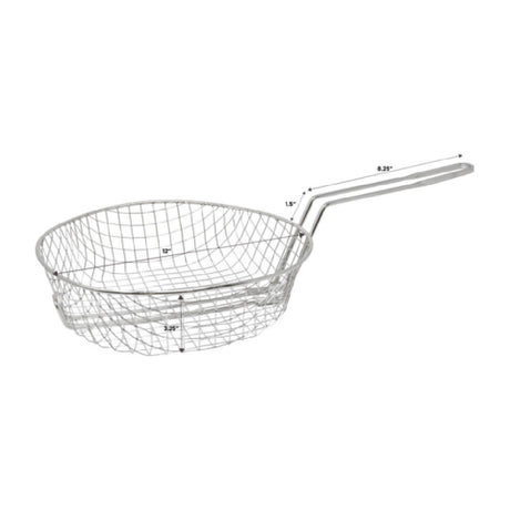 Omcan USA 80373 - (80373) Culinary Basket, 12" Diameter X 3" Deep, Round