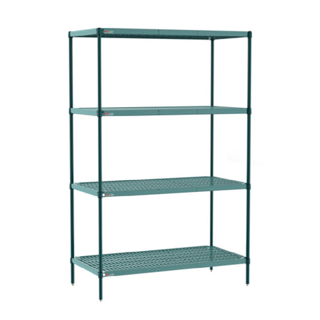 Metro PR-216063K3-S-4 Super Erecta Pro® Starter Unit 21"W X 60"D X 63"H (4) Corrosion Resistant Shelves With Removable Polymer Shelf Mats