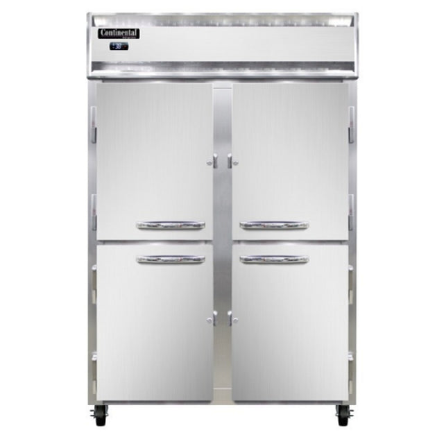 Continental Refrigerator 2RNSSPTHD-SD-GD Refrigerator 50 Cu. Ft. Capacity Pass-thru