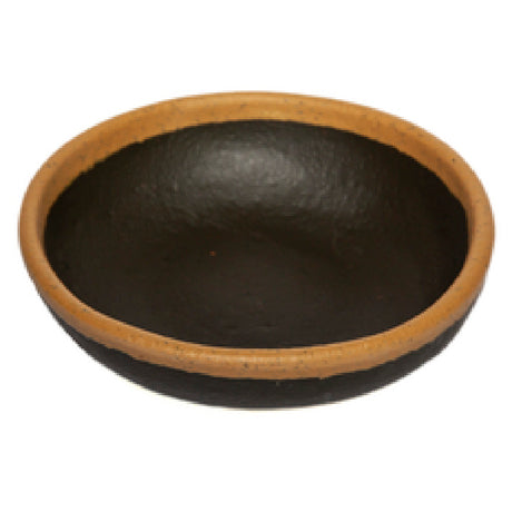 GET Enterprises B-55-BR Pottery Market™ Ramekin/Monkey Dish/Side Bowl 4.5 Oz. (5 Oz. Rim-full)