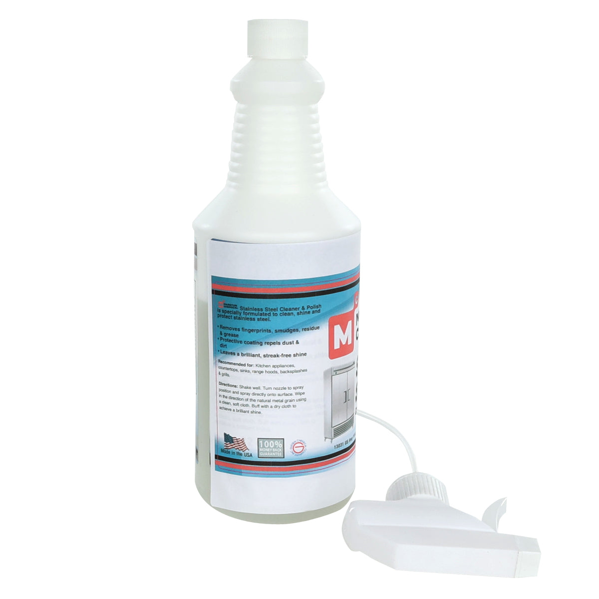 Marston Chemical 330193 Stainless Steel & Metal Cleaner 32 Oz Professional-grade Solution Designed To Clean