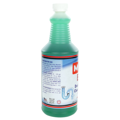 Marston Chemical 330194 Enzyme Drain Cleaner 32 Oz Enzyme Enhanced Formula