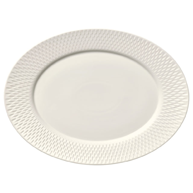 Bauscher Hepp 692088 - Platter, 14.9" X 11.1", Oval With Rim Relief