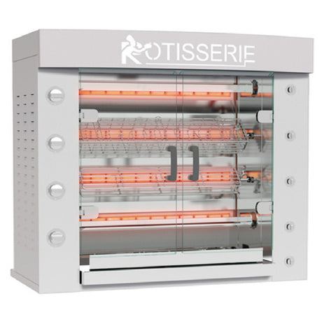 Rotisol FB1160-4G-SS_LP FlamBoyant Infrared Rotisserie Oven Gas Countertop