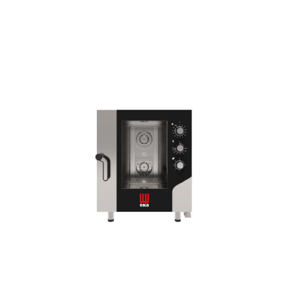 Tecnoeka MKFA 711 S_208-240/60/3 Eka Smart Combi Oven Electric (7) GN 1/1 (12" X 20") Hotel Pan Or (7) Half-size (13" X 18") Pan Capacity