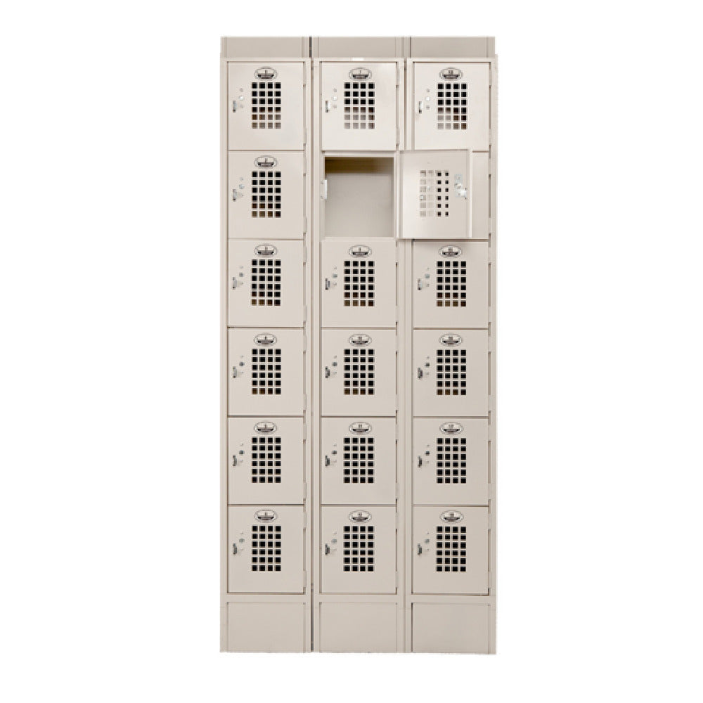 Winholt WL-618-18-ST - Locker, 3 Columns, 6 Lockers Per Column