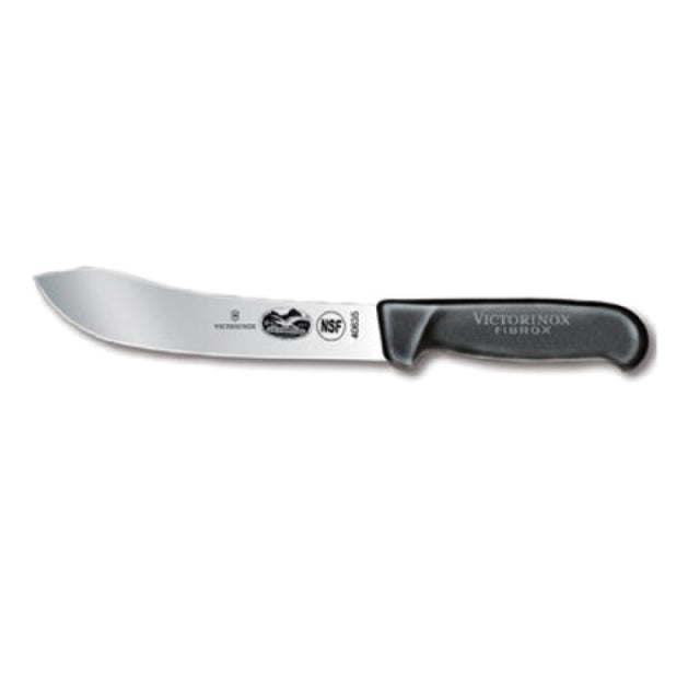 Victorinox 5.7403.18 Butcher Knife 7" Straight Blade Black Fibrox® Pro Handle