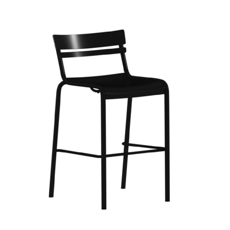 Flash Furniture XU-CH-10318-B-BK-GG Nash Stacking Bar Stool 300 Lb. Weight Capacity