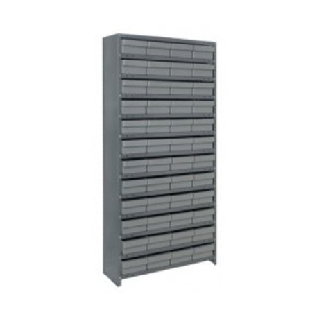 Quantum CL1875-606_GRAY - Shelving Unit, Closed, 18"D X 36"L X 75"H