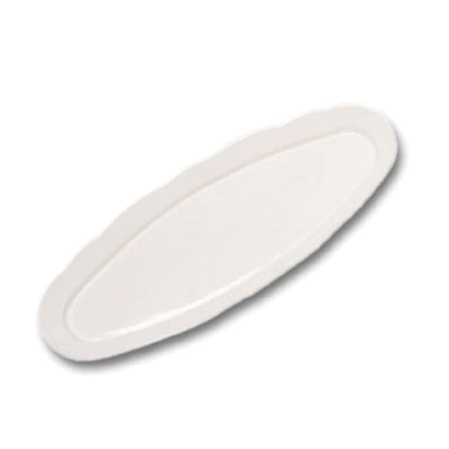 Bon Chef 2025PWHT King Fish Platter 8-3/4" X 22-1/2" Aluminum With Ceramic-look Coating