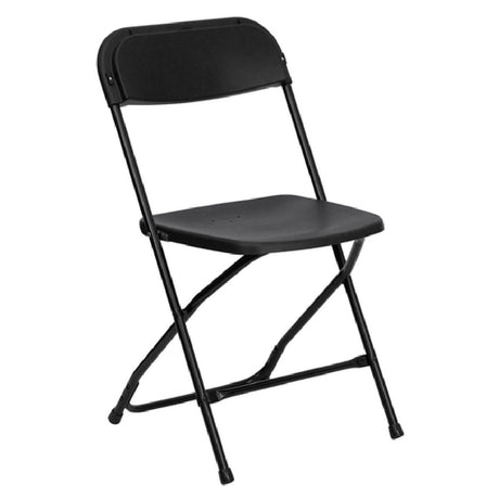 Flash Furniture LE-L-3-BK-GG Hercules Series Premium Folding Chair 650 Lb. Weight Capacity