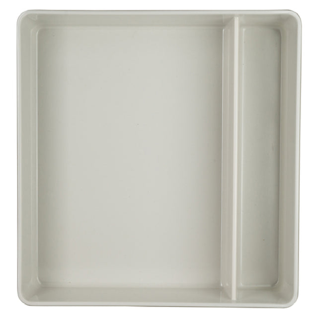 Steelite 7193TM100 Bento Box 10-1/2"L X 10"W X 2-3/4"H Square (2) Compartments