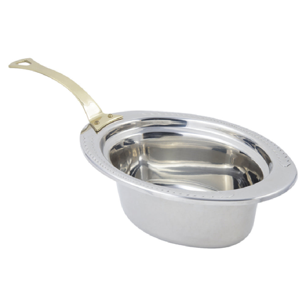Bon Chef 5403HL - Food Pan, Full Oval, 3-3/4 Qt. (120 Oz.) Capacity
