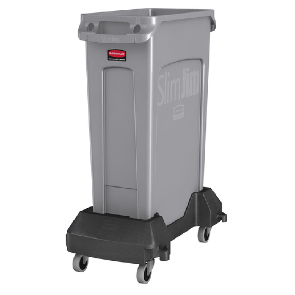 Rubbermaid 1980602 - Slim-Jim® Trolley, 23.9"L X 14.7"W X 8.4"H, Accommodates 3540 & 3541 Containers