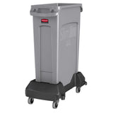 Rubbermaid 1980602 - Slim-Jim® Trolley, 23.9"L X 14.7"W X 8.4"H, Accommodates 3540 & 3541 Containers