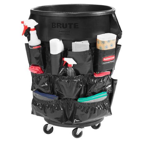 Rubbermaid 1867533 - Executive BRUTE® Caddy Bag, (12) Various Sized Pockets, Fits 20,32 & 44 Gallon BRUTE® Containers Or X-cart 8 Bushel And Multistream Systems