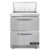 Continental Refrigerator SW27N8-FB-D Sandwich Unit Front Breather 27"W