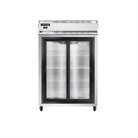 Continental Refrigerator 2RSNSSSGD Refrigerator Reach-in Display Two-section