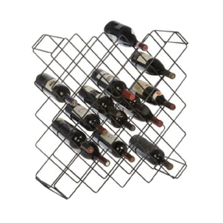 1880 Hospitality FWBR45BK Focus Foodservice Cradle Wine Rack Modules (45) Bottle Capacity