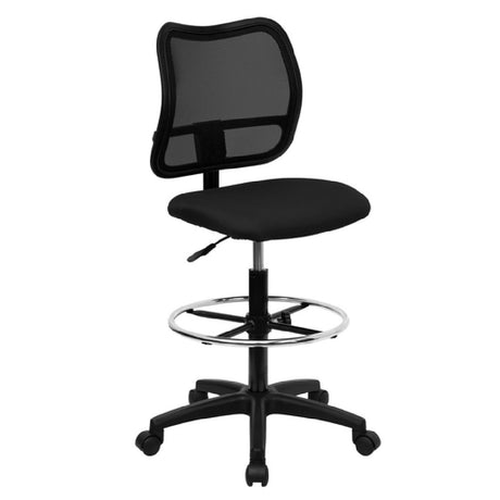 Flash Furniture WL-A277-BK-D-GG Swivel Drafting Stool 40-1/4" To 45-1/4" Adjustable Height