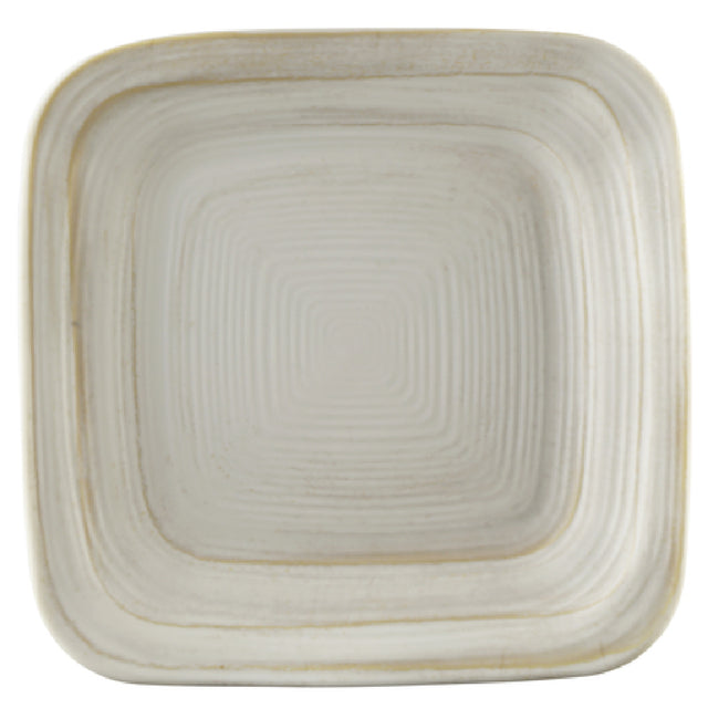 Elite Global Solutions D7PLST-OWD Plate 7" X 7" X 7/8"H Irregular Square