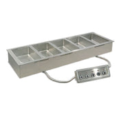 Piper Products 3HFW-1DM - Drop-In Hot Food Multi-Well, Electric, Individual Pan Design