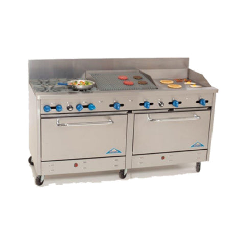 Comstock-Castle 2F330-24-2RB Range Gas 72" Wide