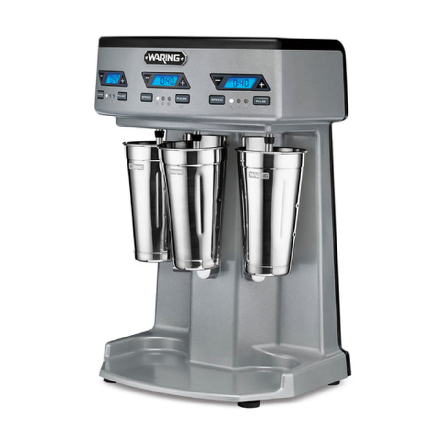 Waring WDM360TXK Heavy Duty Drink Mixer Countertop Triple Spindle