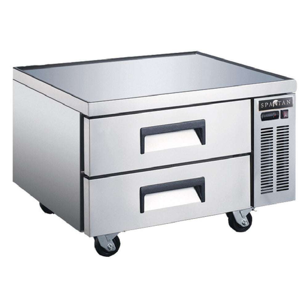 Spartan SCB-36 Refrigerated Chef Base 36.5"W Side Mounted Self-contained Refrigeration