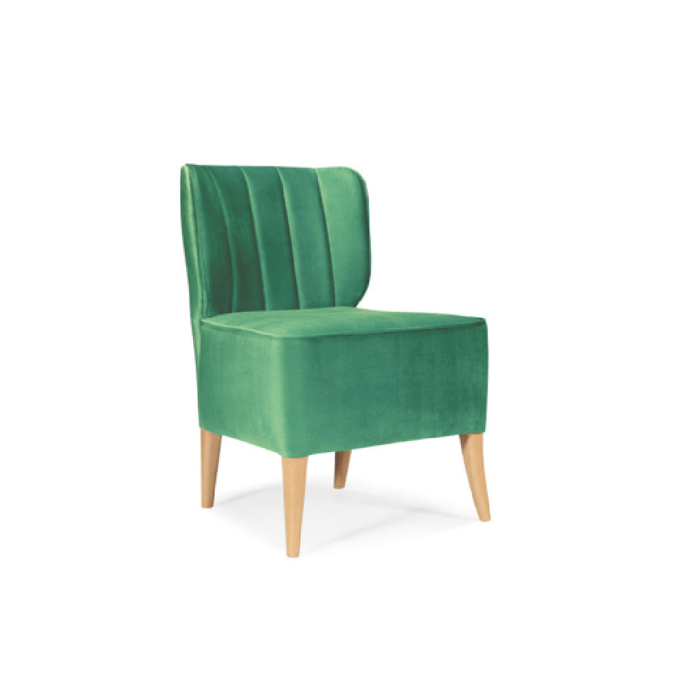 QA Group QALS-U311 Lounge Chair Upholstered With Channels Sturdy Wood Frame