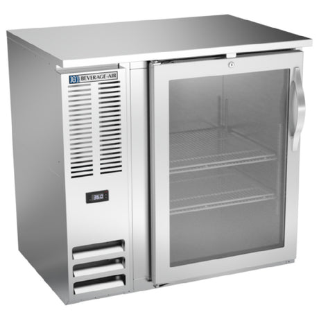 Beverage Air BBN36HC-FG-S - Refrigerated Food Rated Back Bar Storage Cabinet, One-section