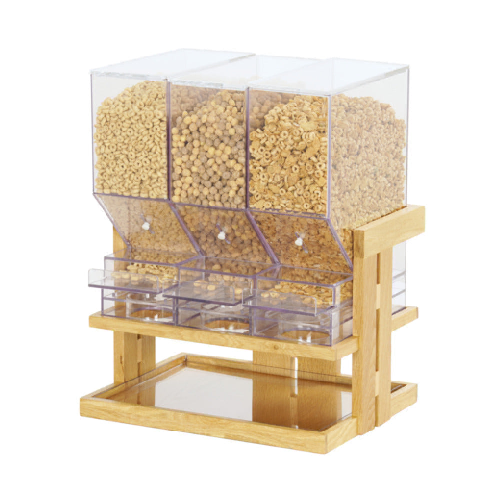 Cal Mil 23728-3-21 Sydney Cereal Dispenser 18"W X 14.5"D X 24"H 3 Section