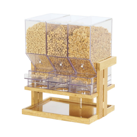 Cal Mil 23728-3-21 Sydney Cereal Dispenser 18"W X 14.5"D X 24"H 3 Section