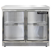 Continental Refrigerator SW36NGD-FB Work Top Display Refrigerator Front Breather