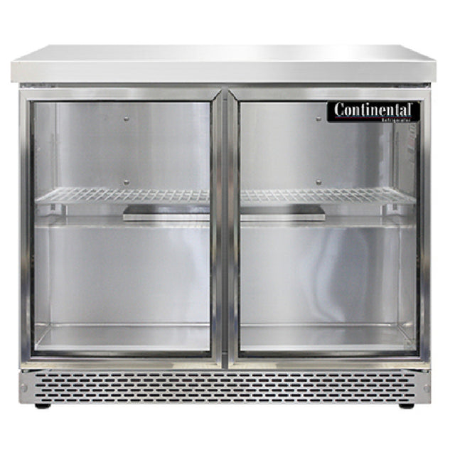 Continental Refrigerator SW36NGD-FB Work Top Display Refrigerator Front Breather