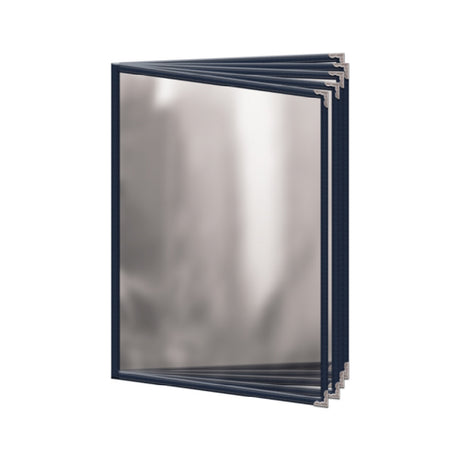 Risch TE-10V 8.5X11 Deluxe Clear Sewn Menu Cover 8-1/2" X 11" Booklet