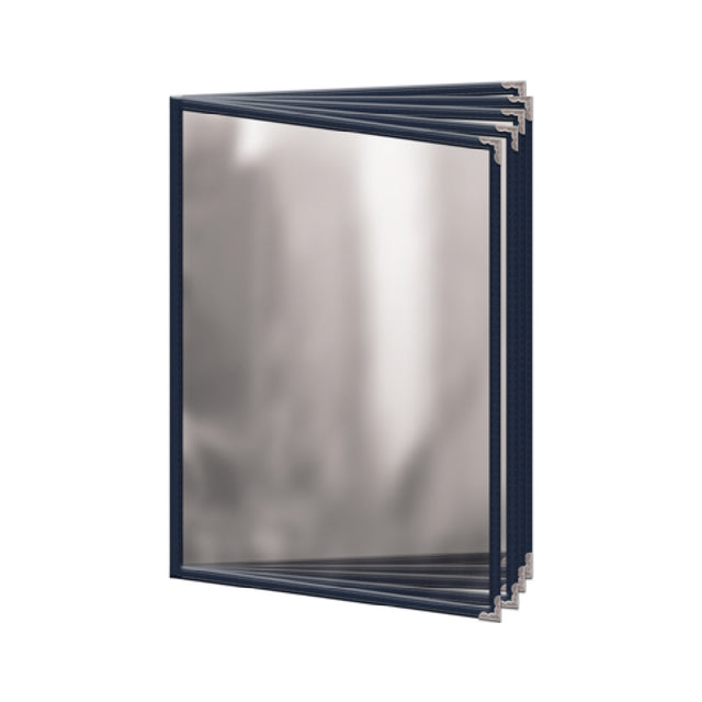 Risch TE-10V 8.5X11 Deluxe Clear Sewn Menu Cover 8-1/2" X 11" Booklet