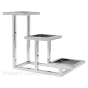 Hubert 23628 - Cerve Collection Bowl Stand, 3-tier, 3-7/8"L X 13-1/2"W X 9-11/16"H