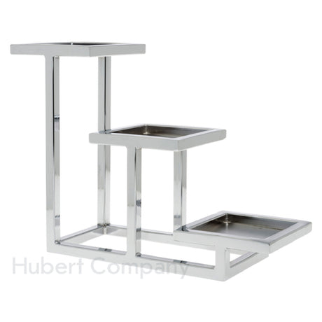 Hubert 23628 - Cerve Collection Bowl Stand, 3-tier, 3-7/8"L X 13-1/2"W X 9-11/16"H