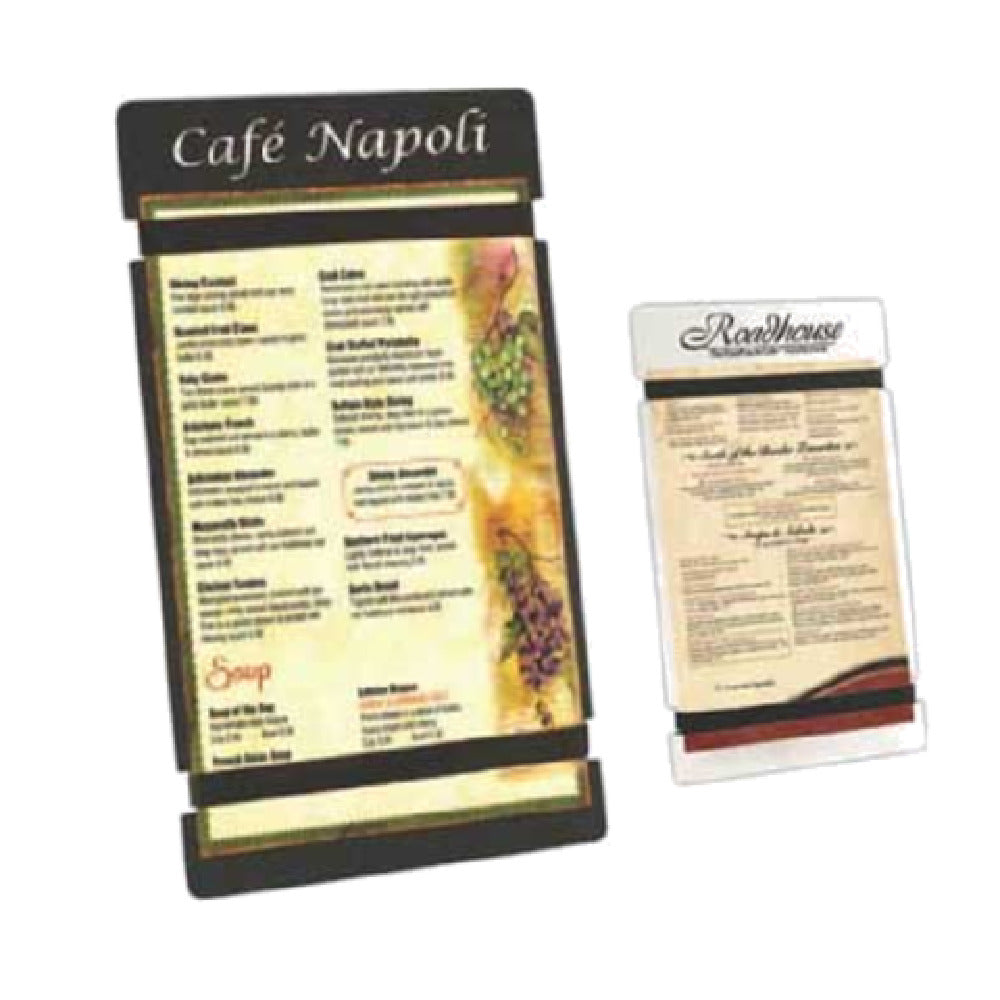 Menu Solutions ACRB-BD Menu Board Holds 4-1/4" X 14" Insert Frosted Back