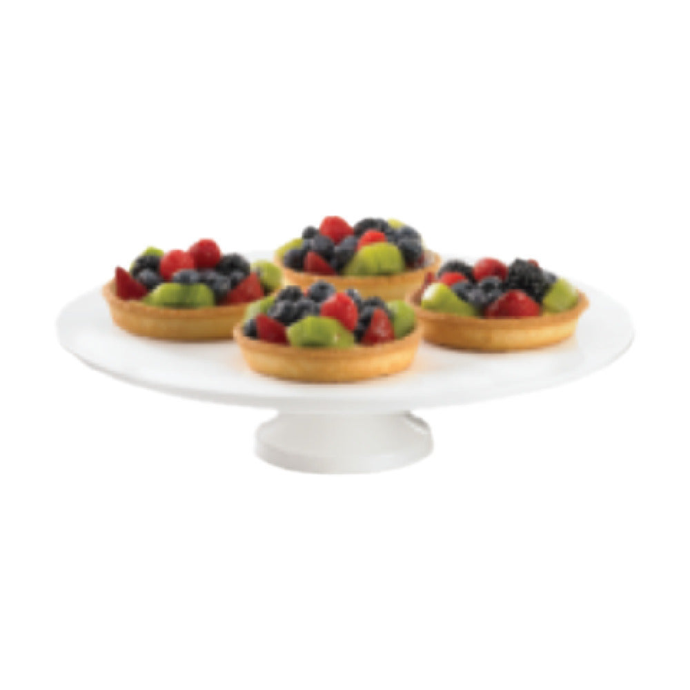 Tablecraft CW17005Y Platter With Cake Stand 13-1/2" Dia X 3-1/2" X 3"