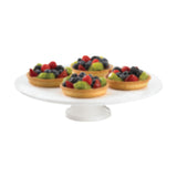 Tablecraft CW17005W Platter With Cake Stand 13-1/2" Dia X 3-1/2" X 3"