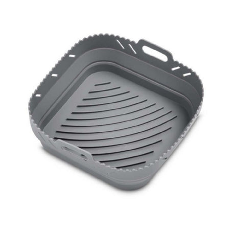 Harold Import Co. 22223 HIC Kitchen Silicone Collapsible Air Fryer Basket Liner Square 7qt