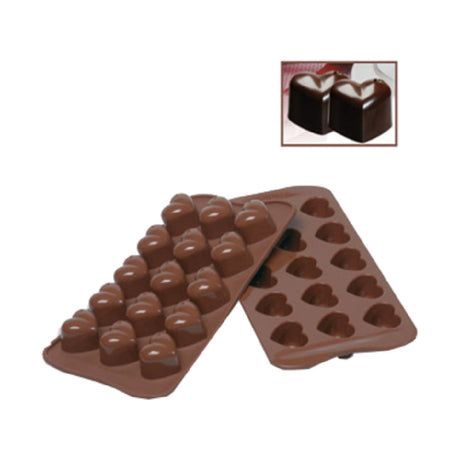 Louis Tellier SCG01 Silikomart Chocolate Mold Monamour Heart