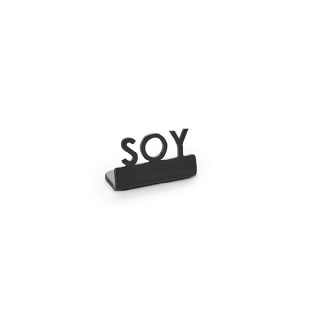 American Metalcraft MSBS1 - Mini Laser Cut Sign, 0.625"W X 1.25"D X 0.75"H, Black