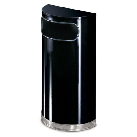 Rubbermaid FGSO820PLBK - European Series Indoor Receptacle, 9 Gallon, 9" L X 18" W X 32" H